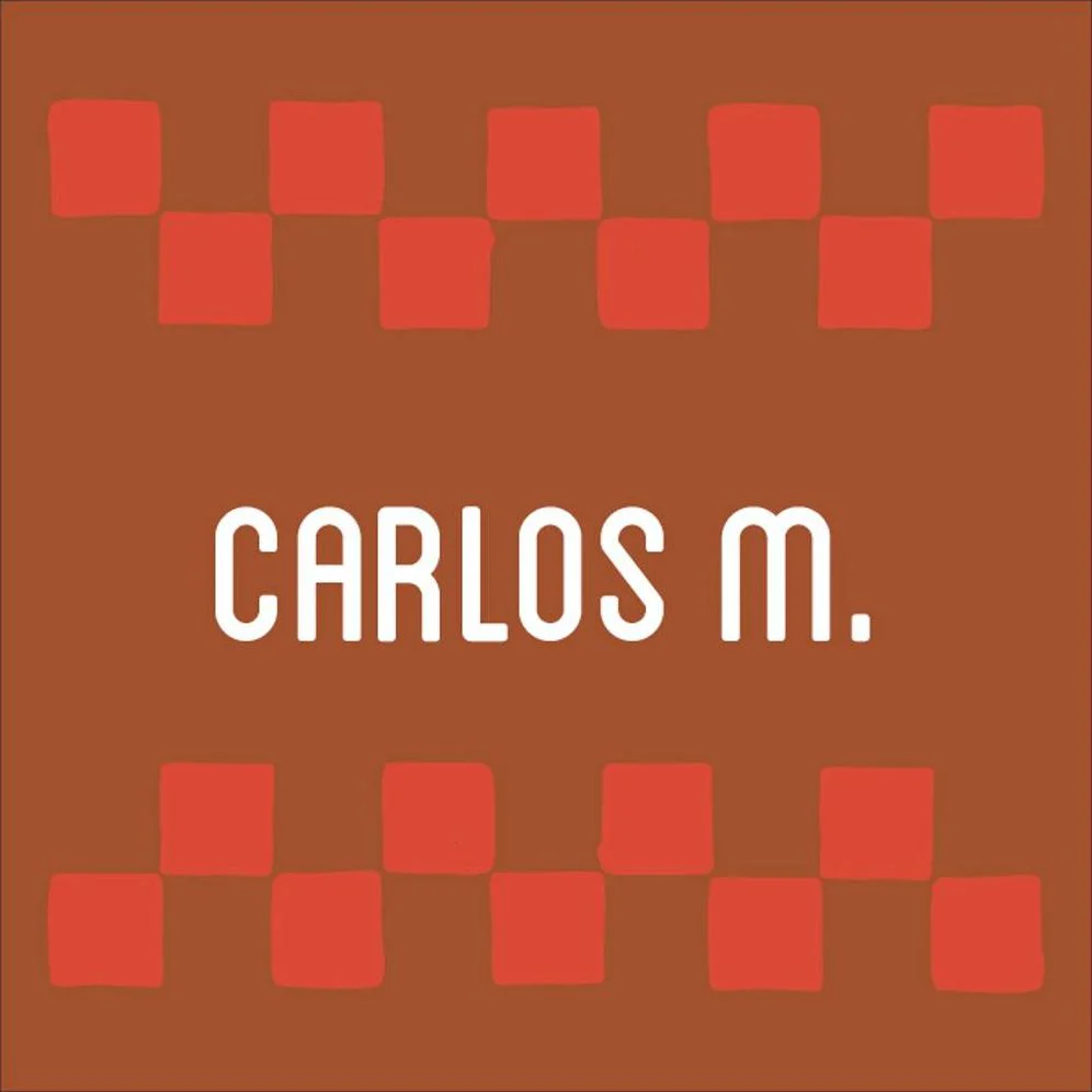 Cozy Patchwork Square Personalized Label