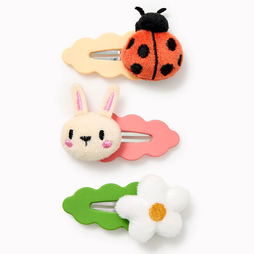 Critter Hair Clips, Set of 3 - Image 2