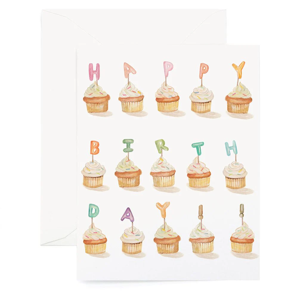 Cupcakes & Candles Birthday Card