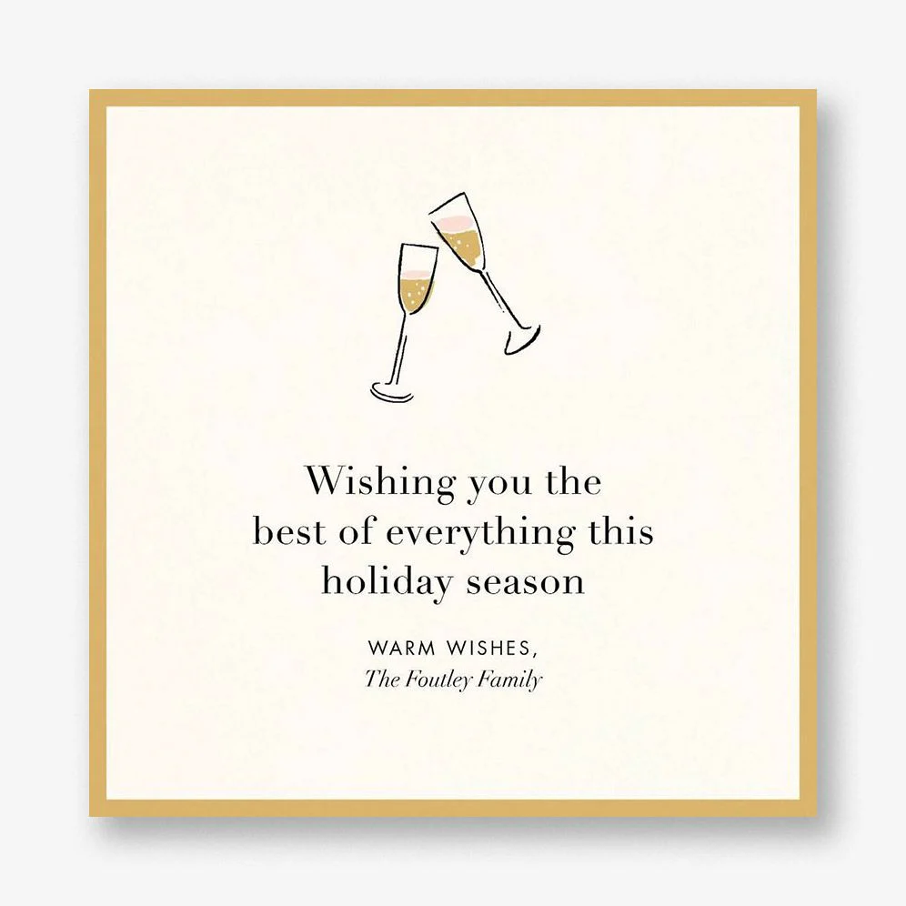 Cute Flutes Holiday Card