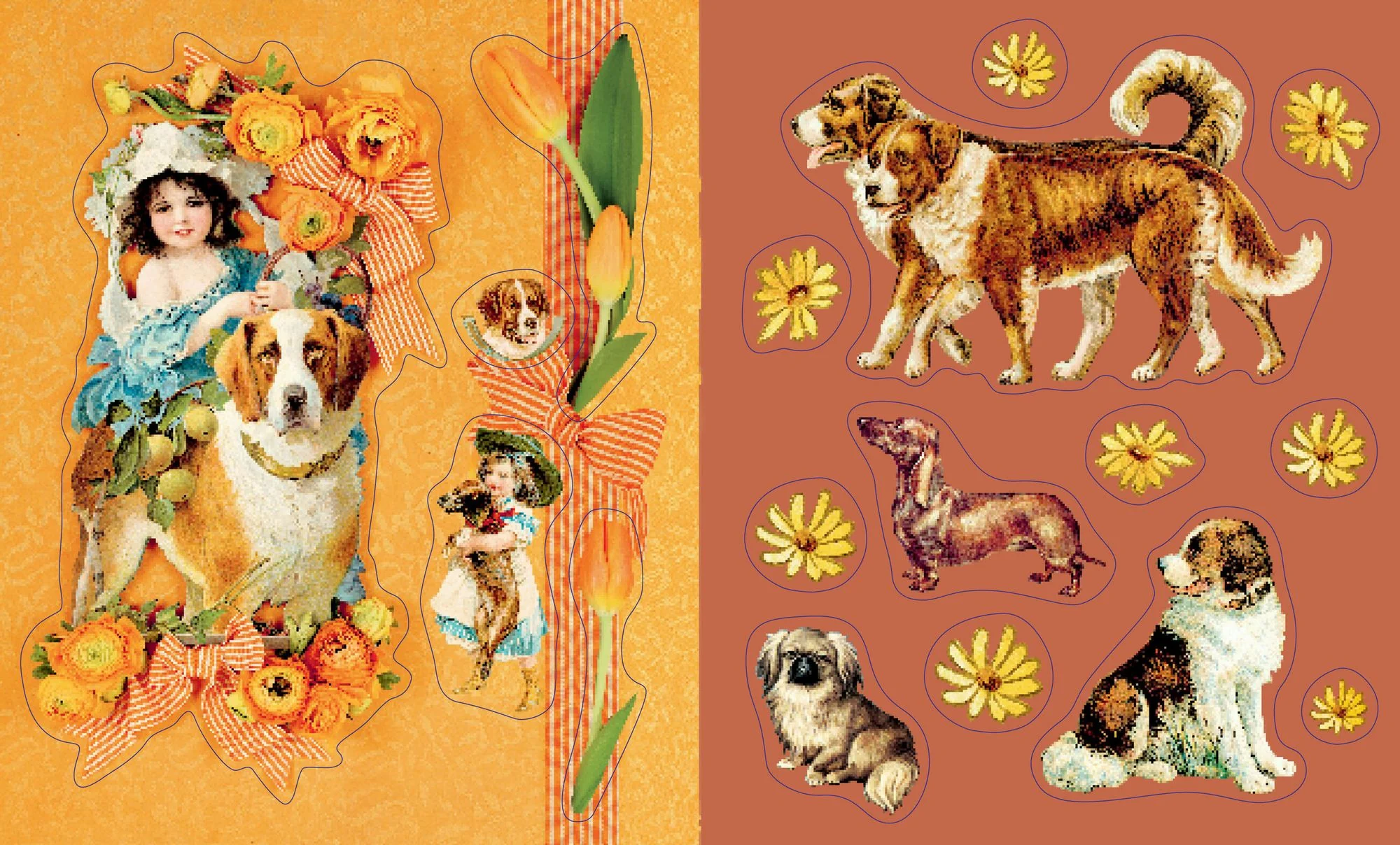 Cynthia Hart's Victoriana Dogs: The Sticker Book: 340 Captivating Stickers - Image 2