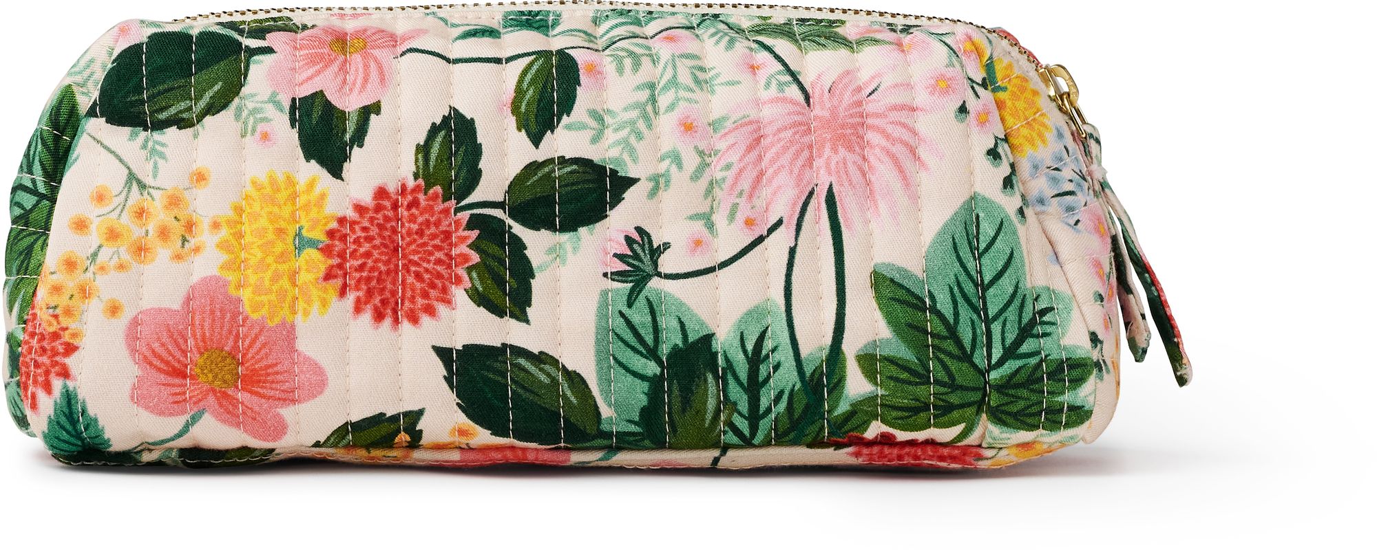 Dahlia Quilted Small Cosmetic Pouch - Image 2