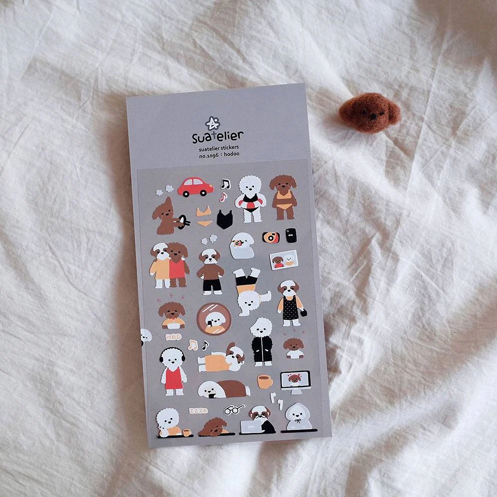 Daily Life of a Dog Stickers