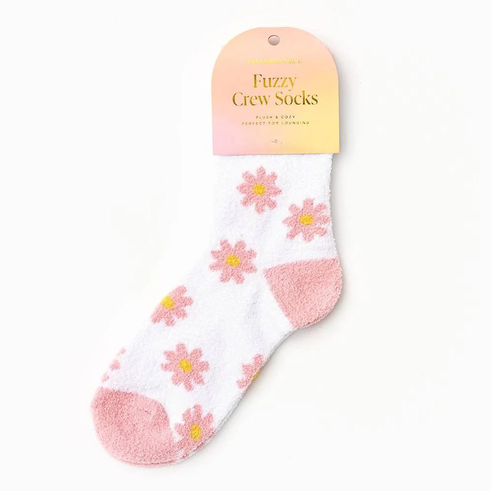 Daisy Fuzzy Crew Socks - Image 5