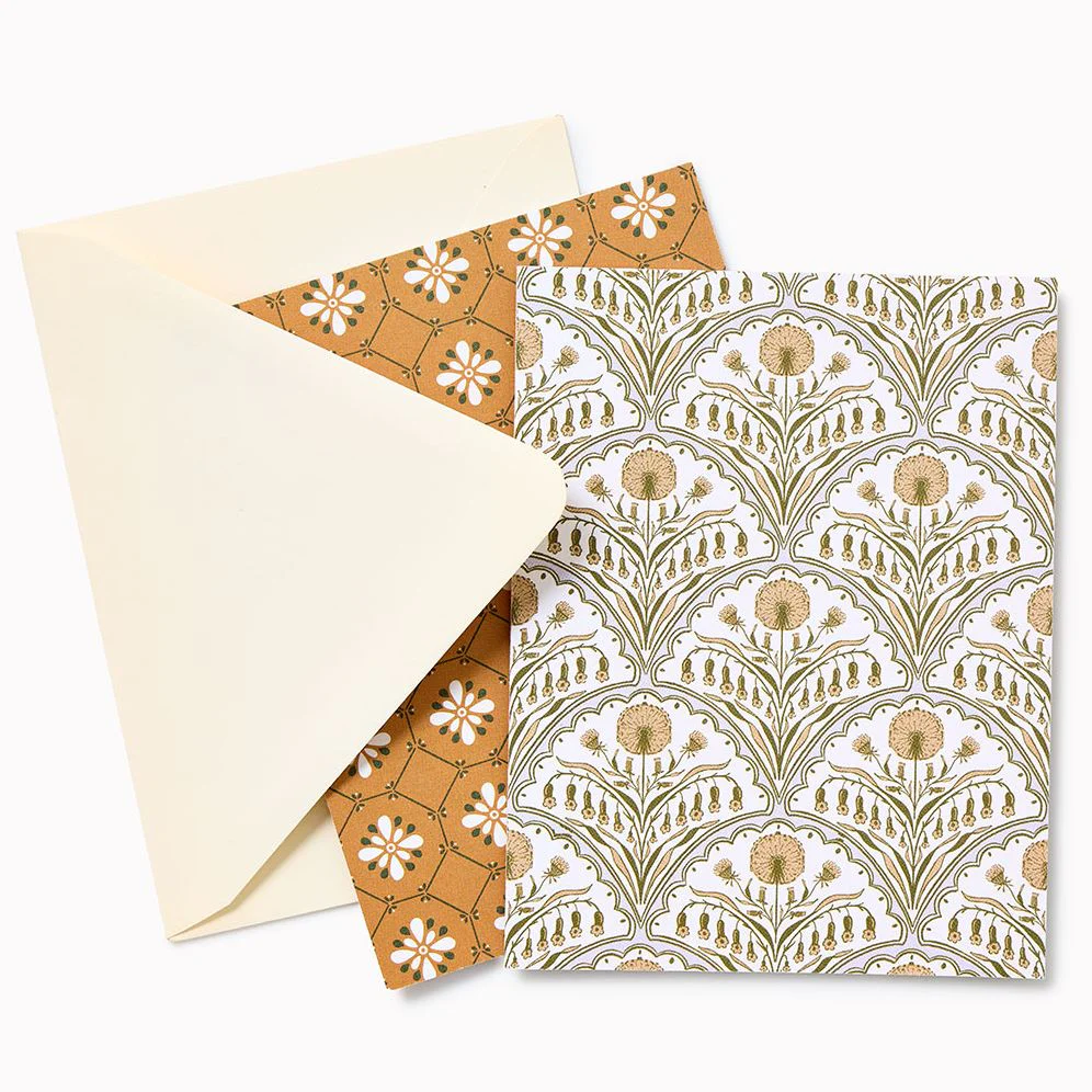 Dandelion Grid A2 Stationery Set