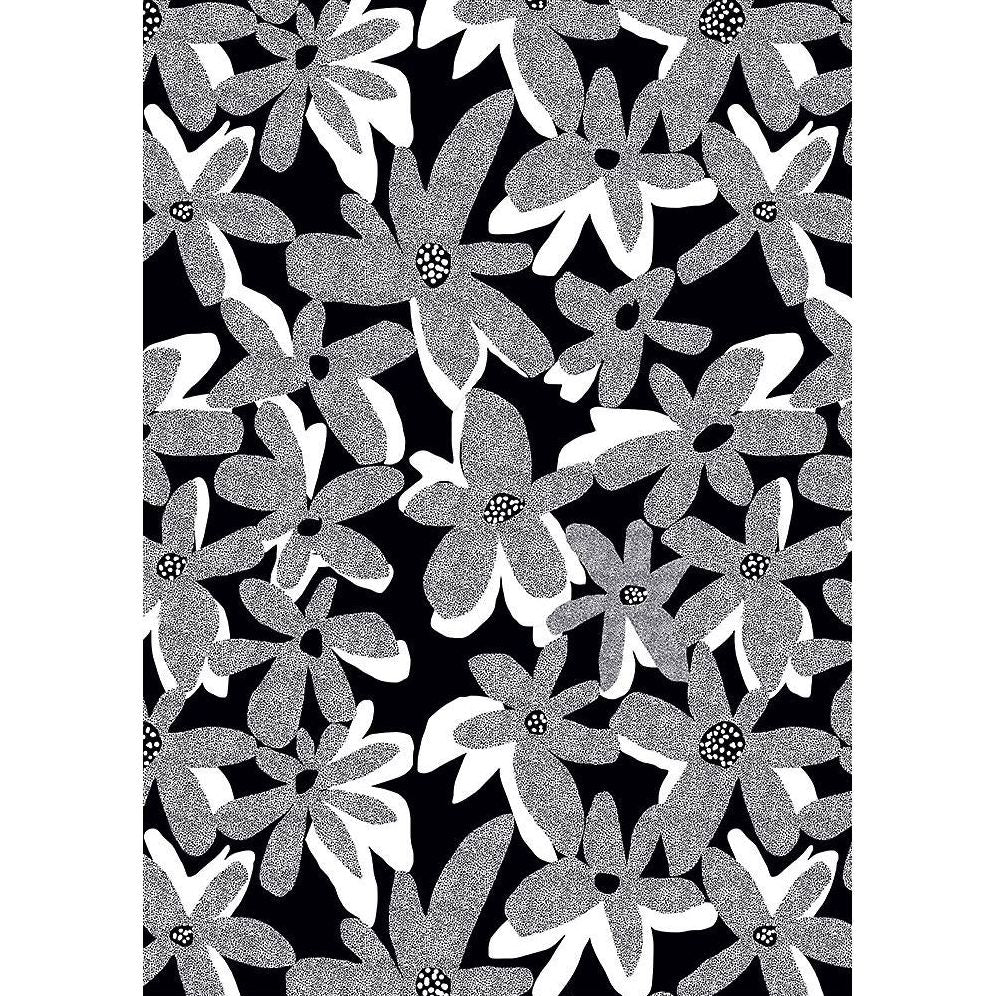 Dark Bloom Flat Wrap