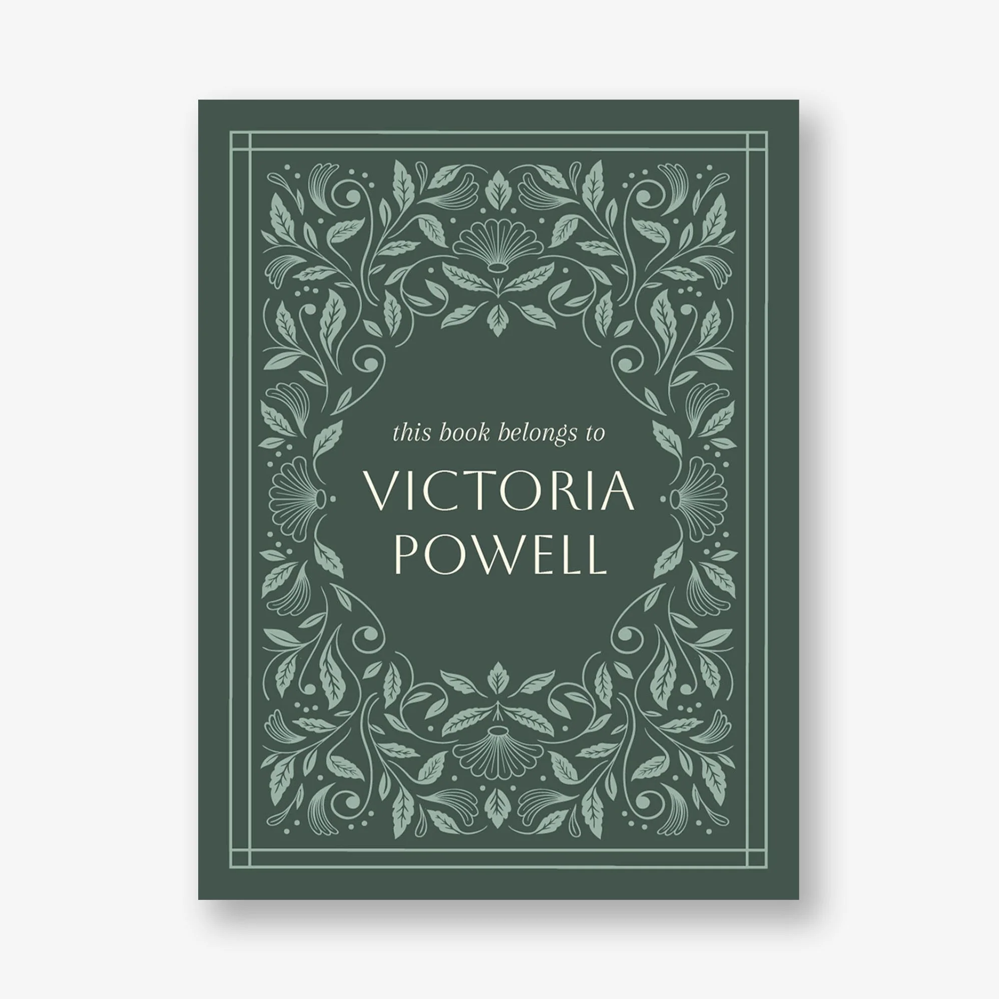 Dark Foliage Filigree Adhesive Bookplates - Image 3