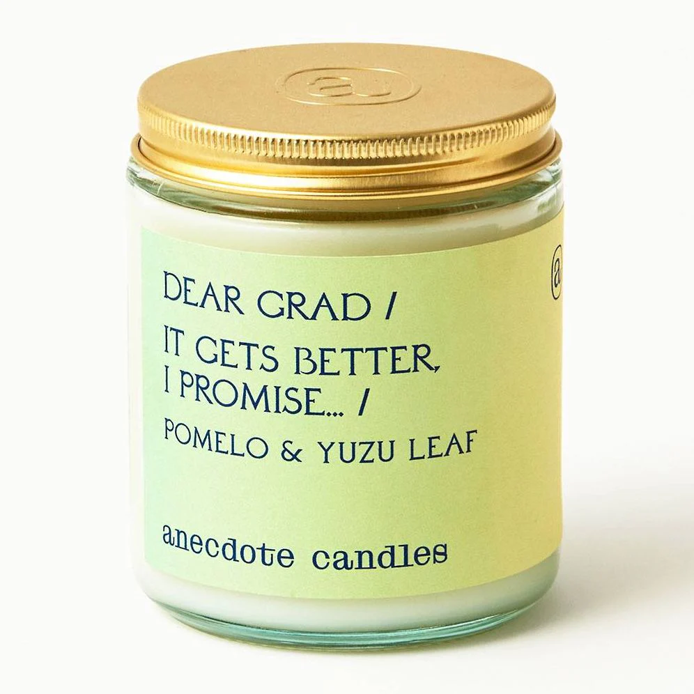 Dear Grad Glass Jar Candle