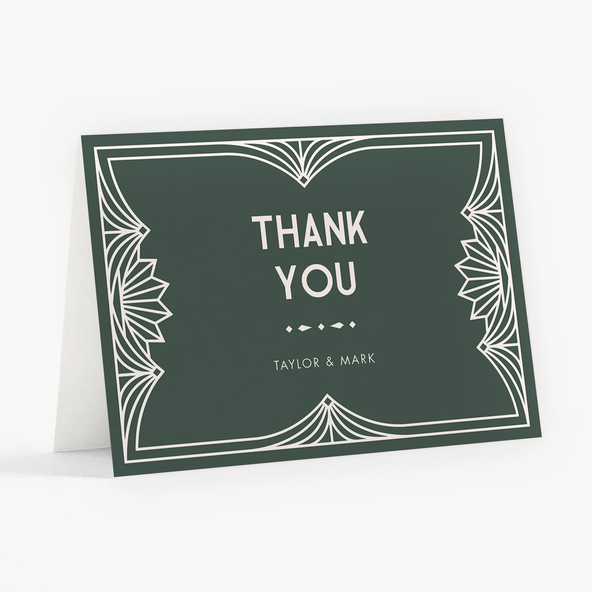 Deco Frame Thank You Card - Image 2