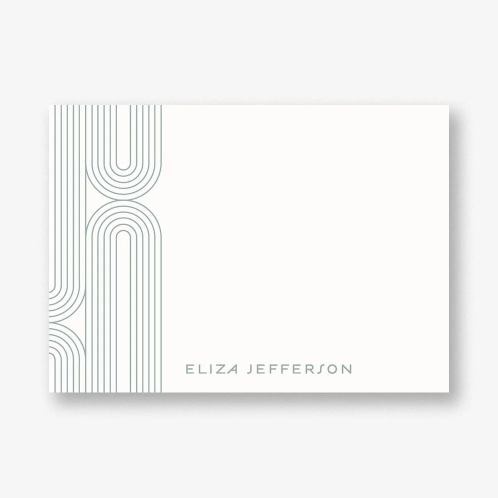 Deco Linework Stationery