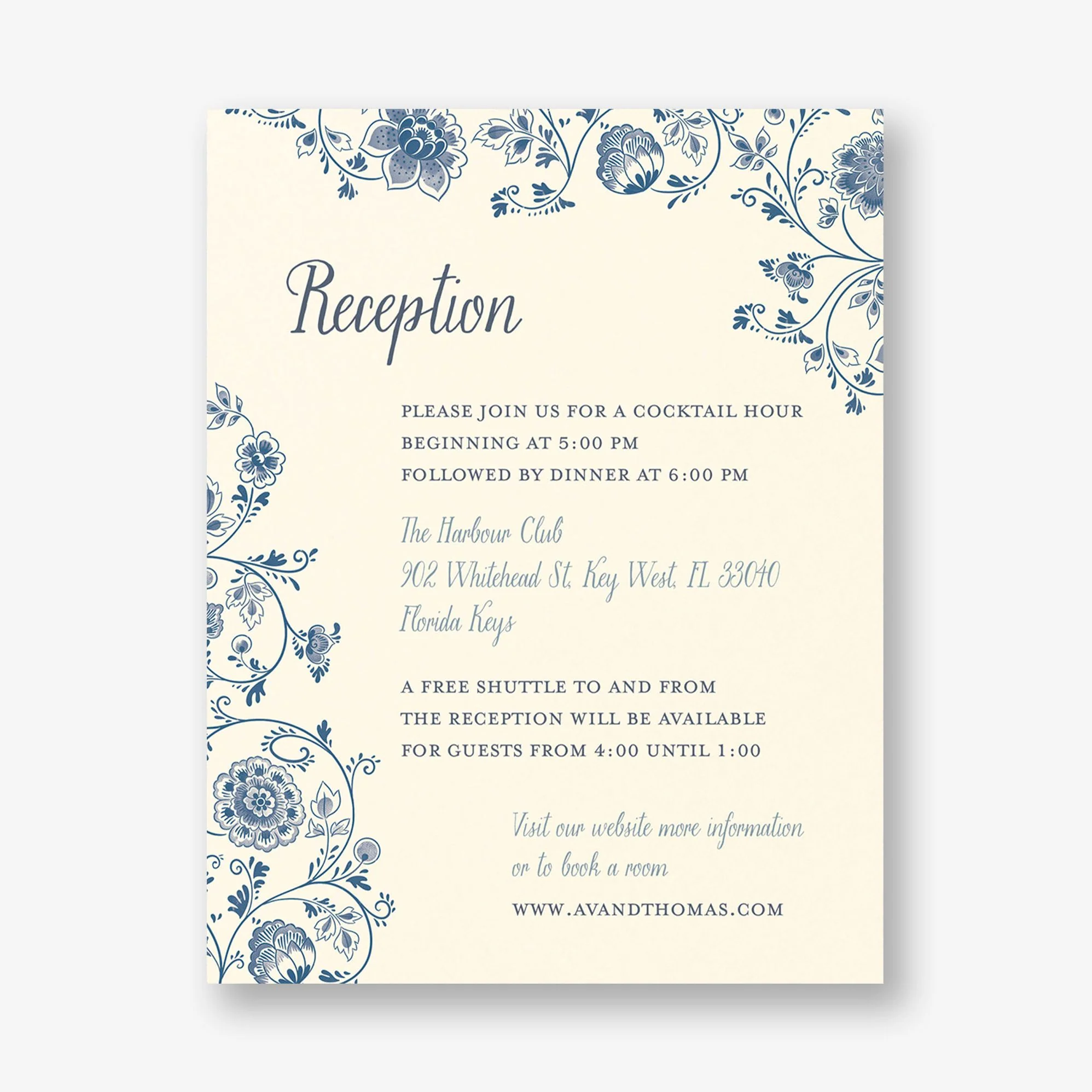 Delft Blue Information Card