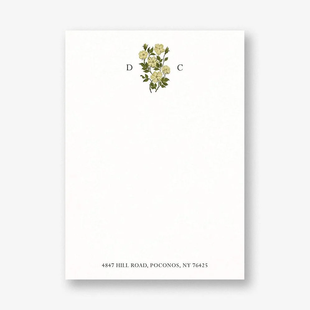 Delicate Florals Stationery