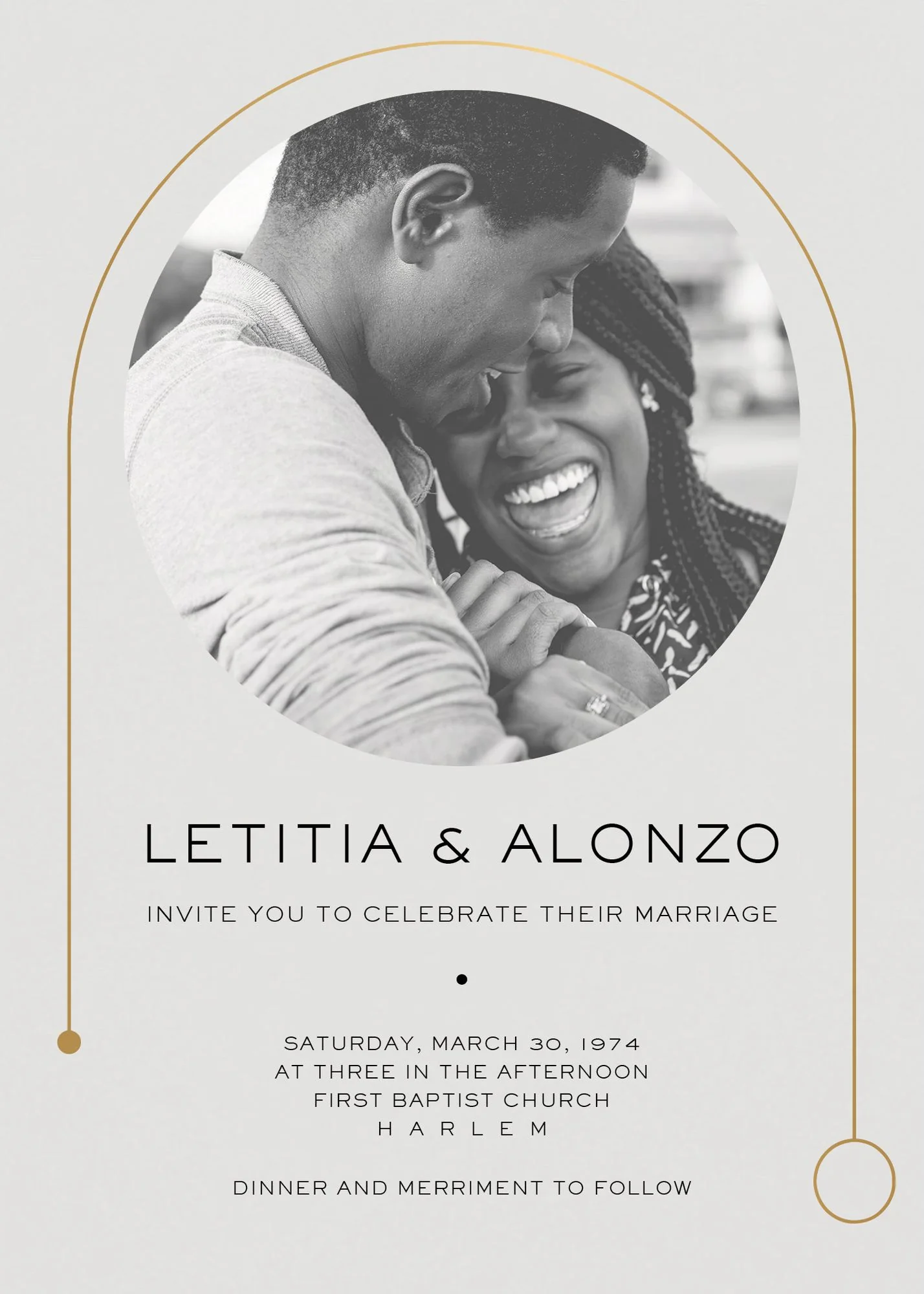 Destiny Photo White Wedding Invitation - Image 4