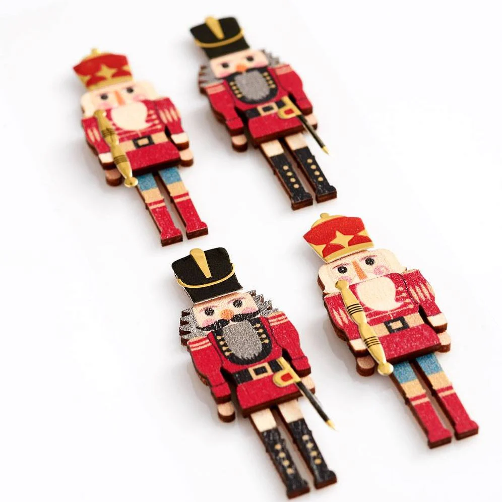 Dimensional Nutcracker Stickers - Image 2