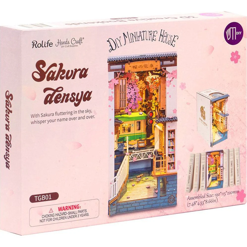 DIY Miniature Bookend: Sakura Tram - Image 17