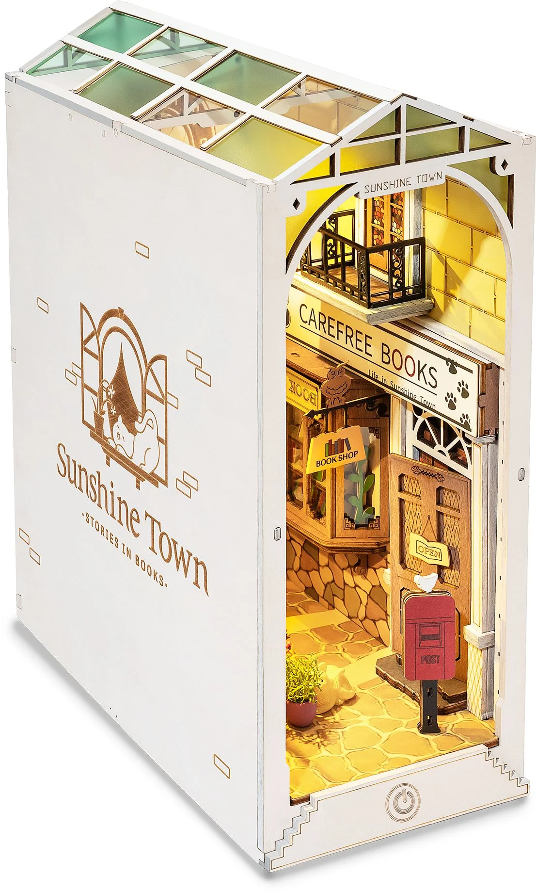 DIY Miniature Bookend: Sunshine Town - Image 2