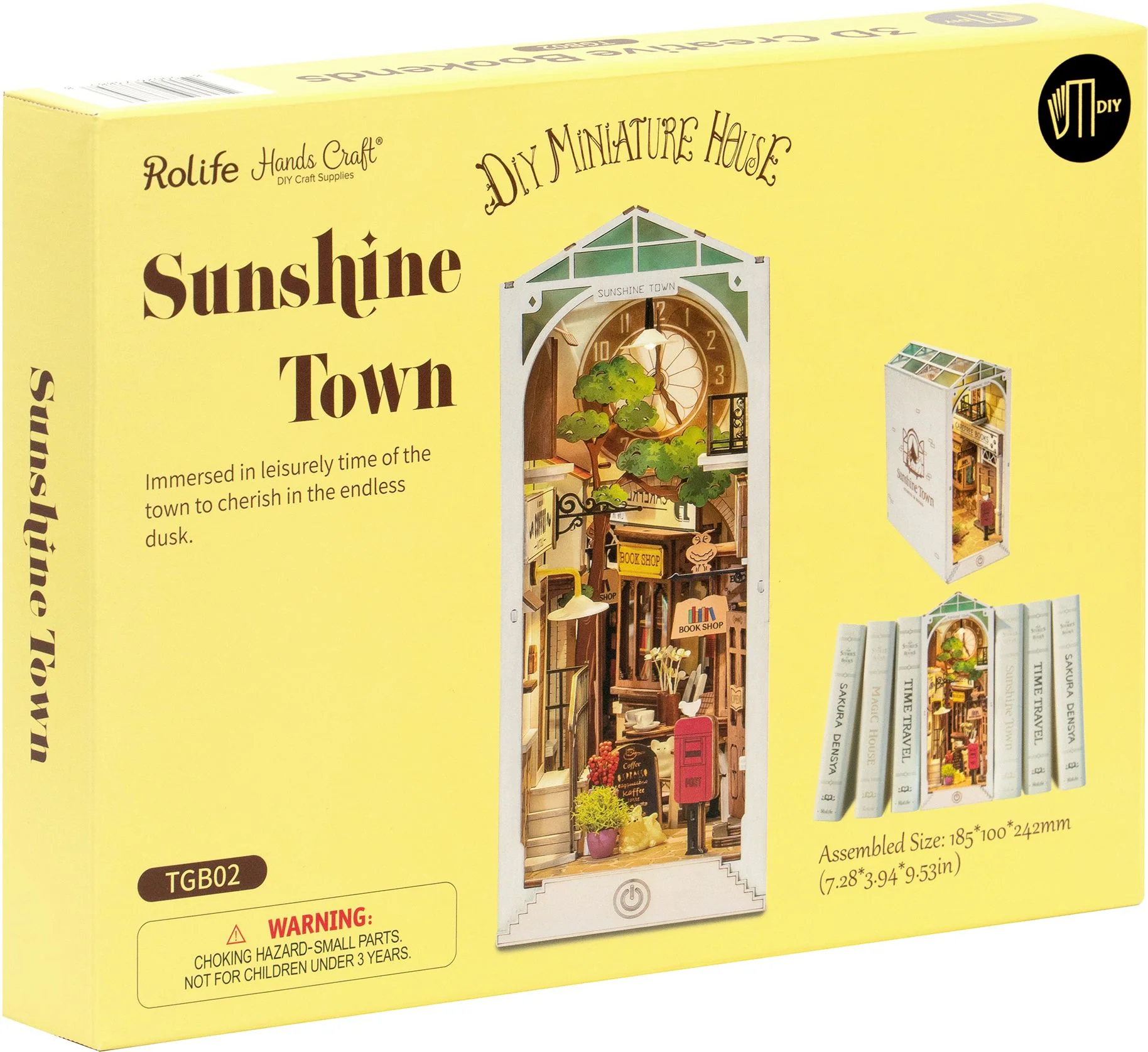 DIY Miniature Bookend: Sunshine Town - Image 5