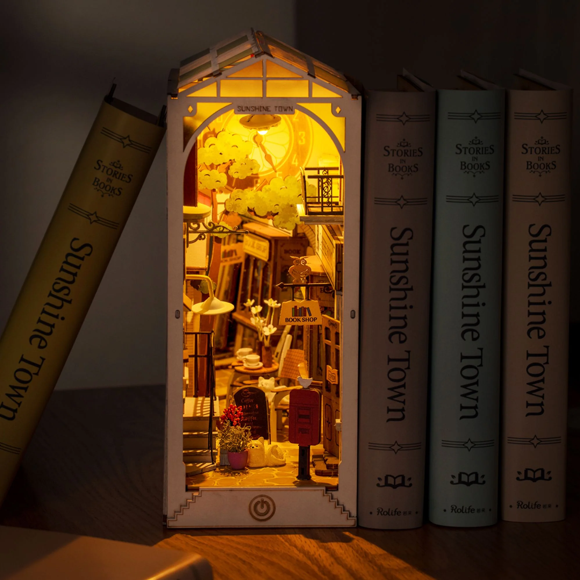 DIY Miniature Bookend: Sunshine Town - Image 9