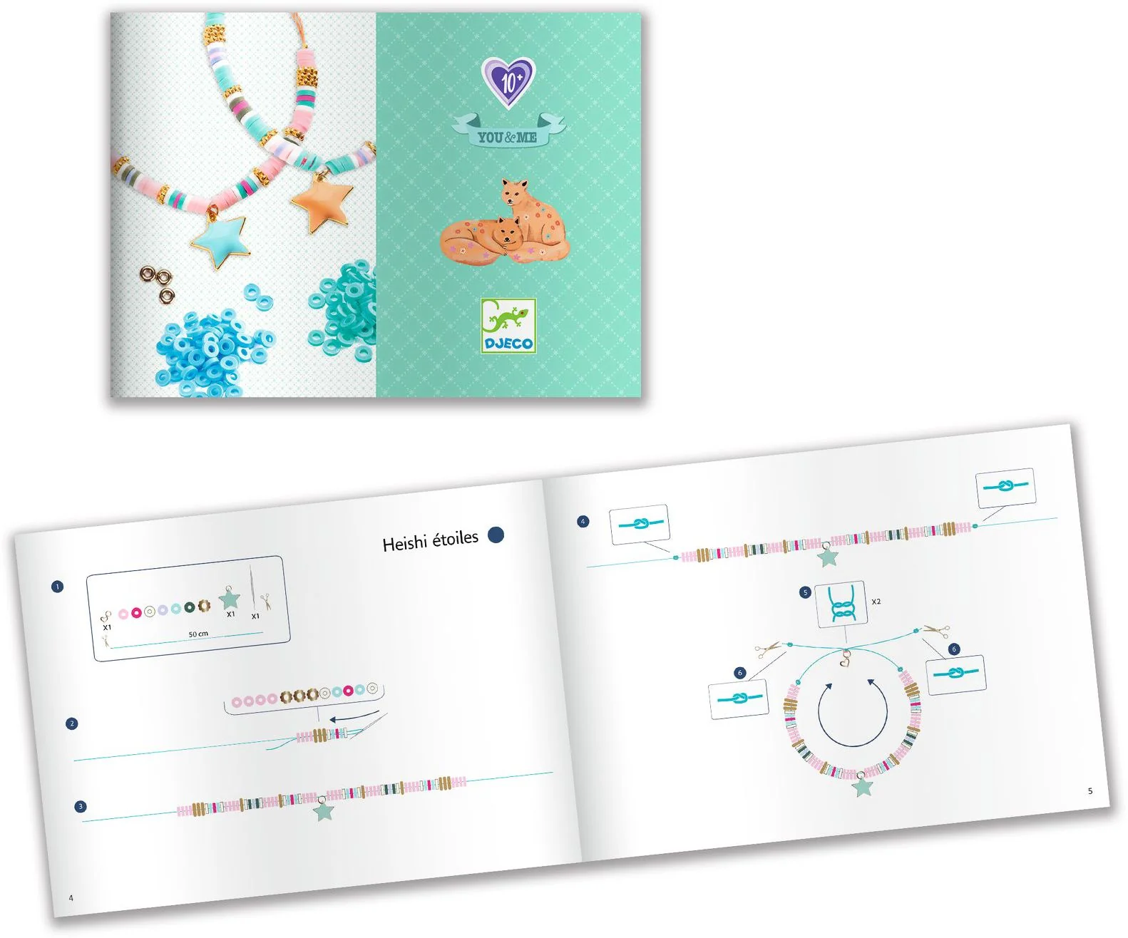 DJECO You & Me Star Heishi Bracelet Kit - Image 4