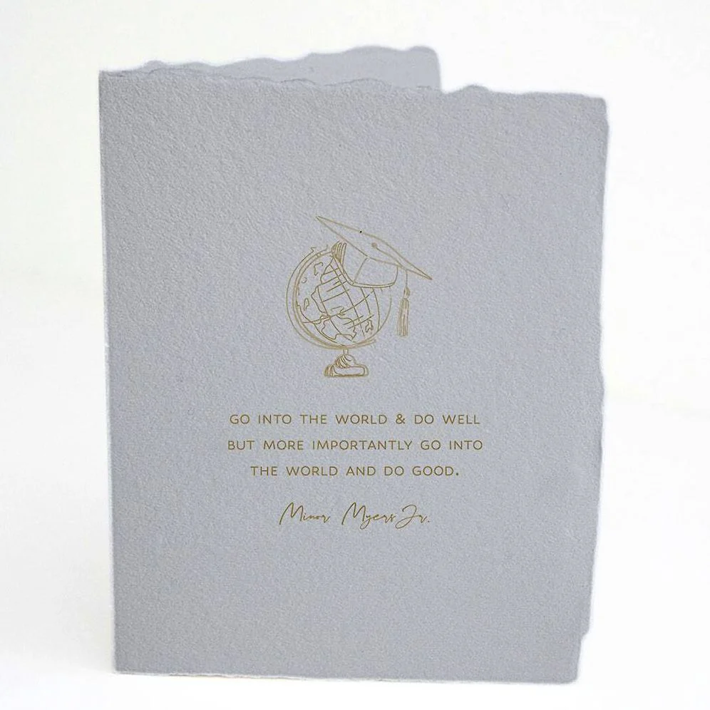 Do Good Quote Graduation Card