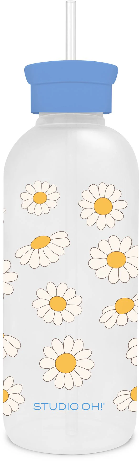Do No Harm Glass Water Bottle with Straw - Image 3