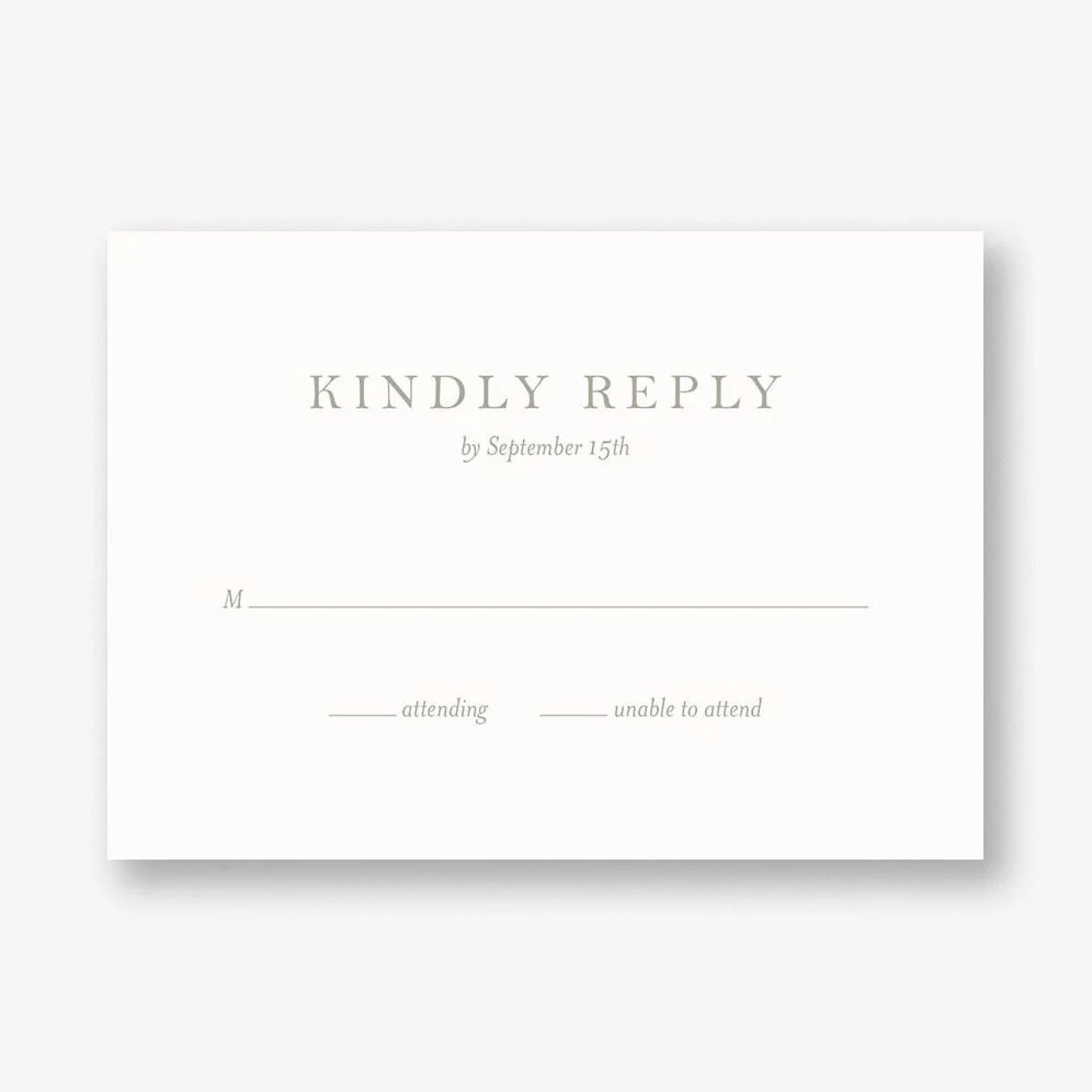 Dogwood Tree Response Card