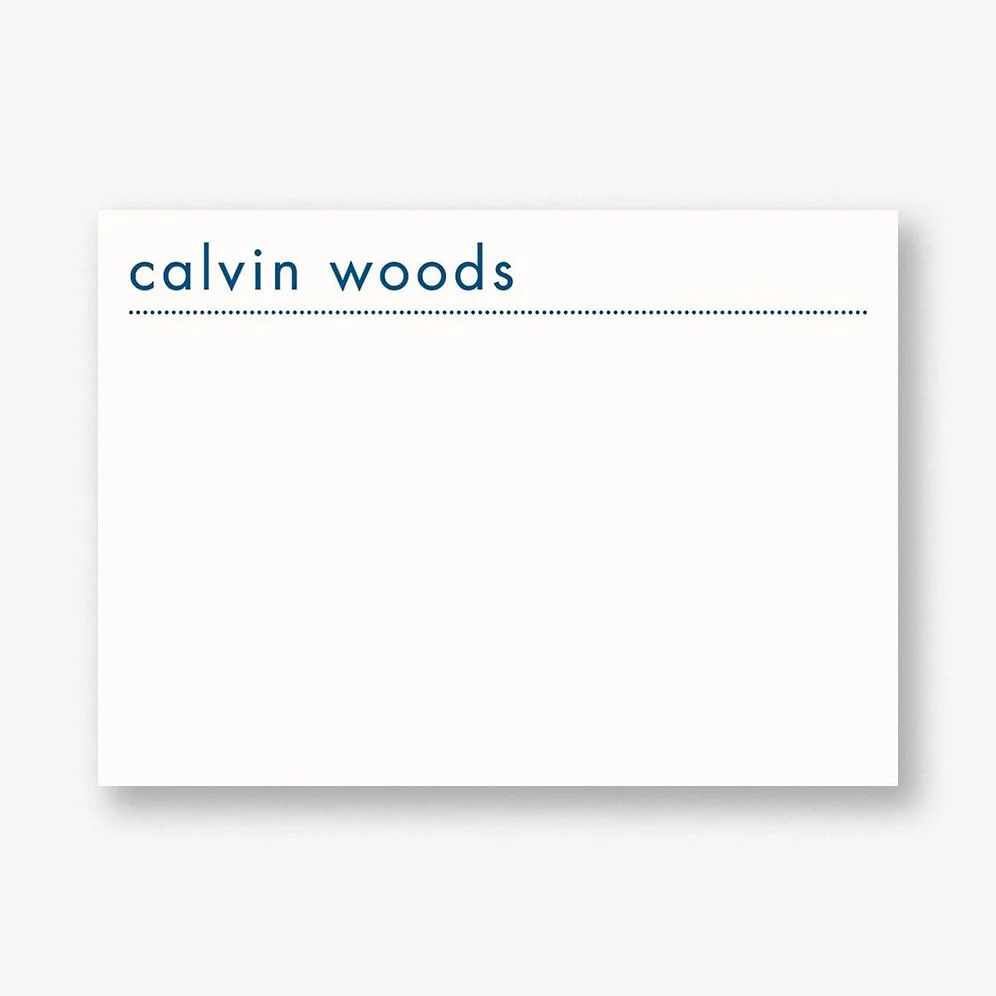 Dotted Rule A6 Stationery