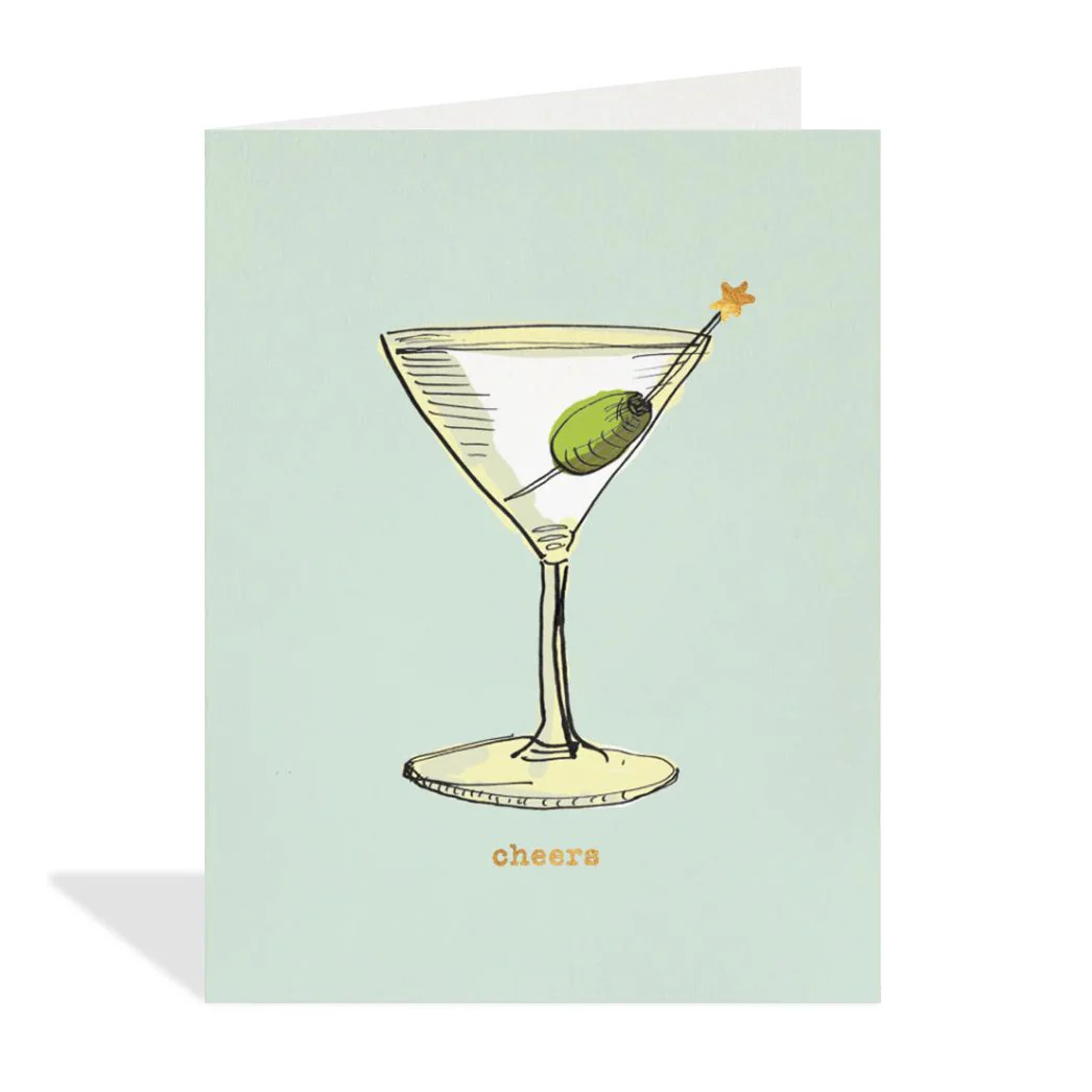 Dry Martini Congratulations Card