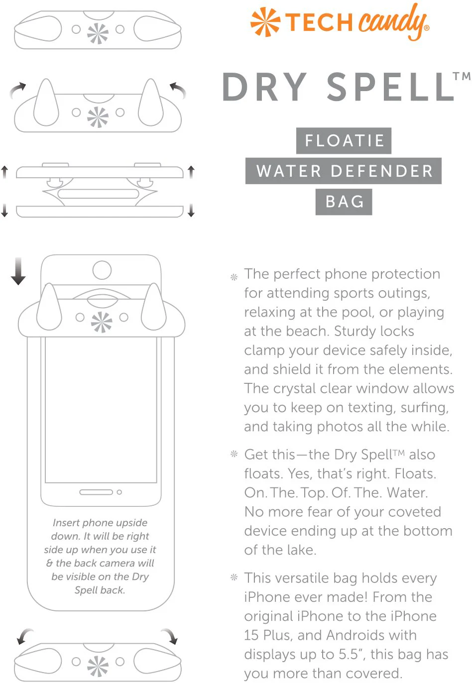 Dry Spell Phone Water Defender: Blue (Assortment) - Image 3