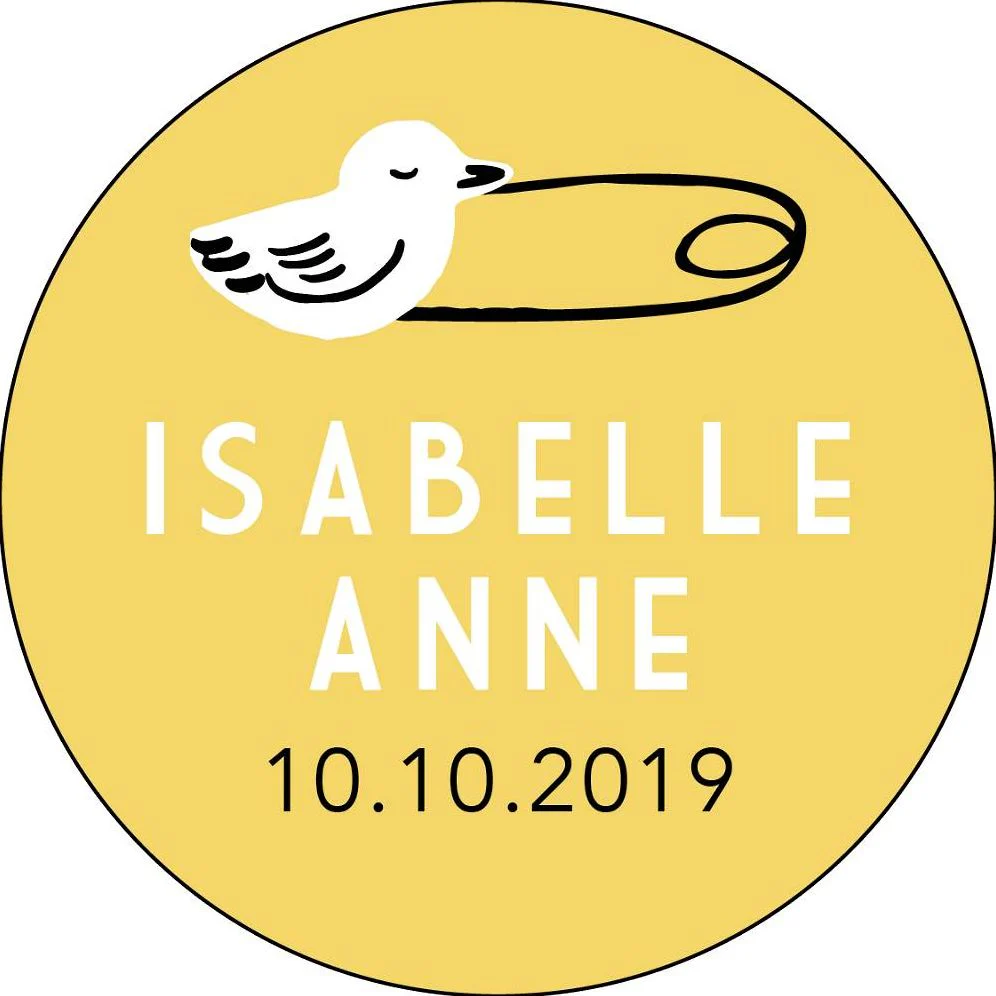 Duck Pin Circle Labels