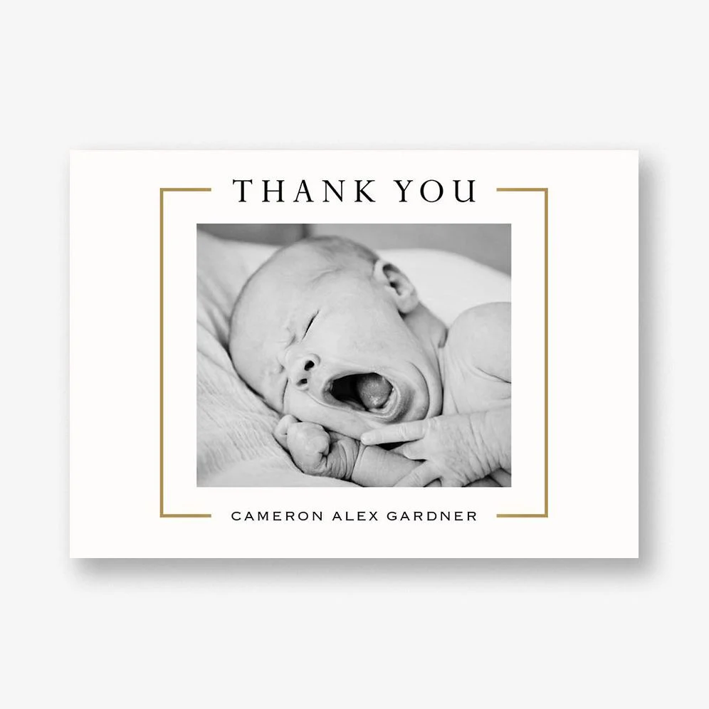 Duo Photo Thank You Notes
