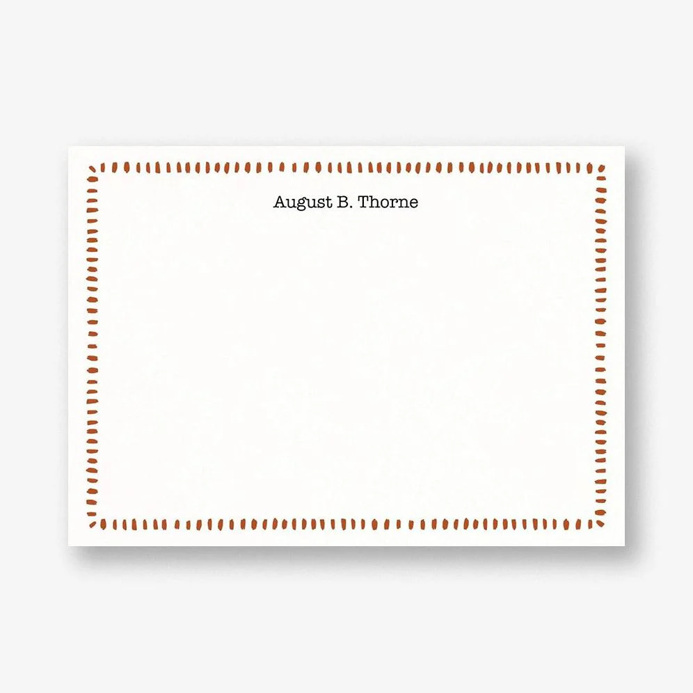 Earthen Dashes Stationery