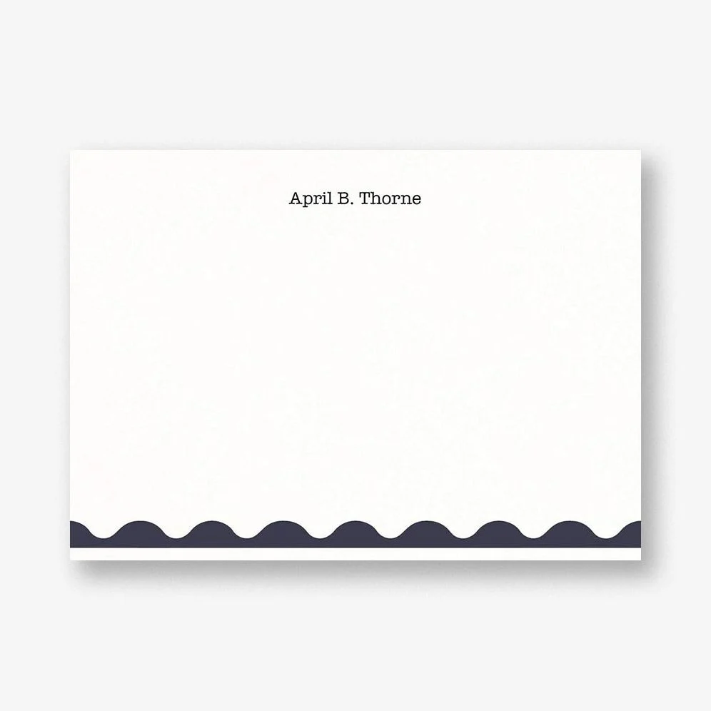 Earthen Scallops Stationery