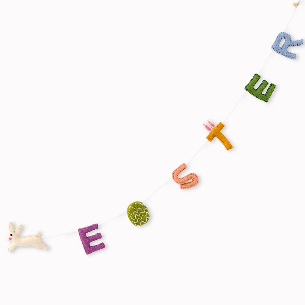 Easter Bunny Felt Garland - Image 2