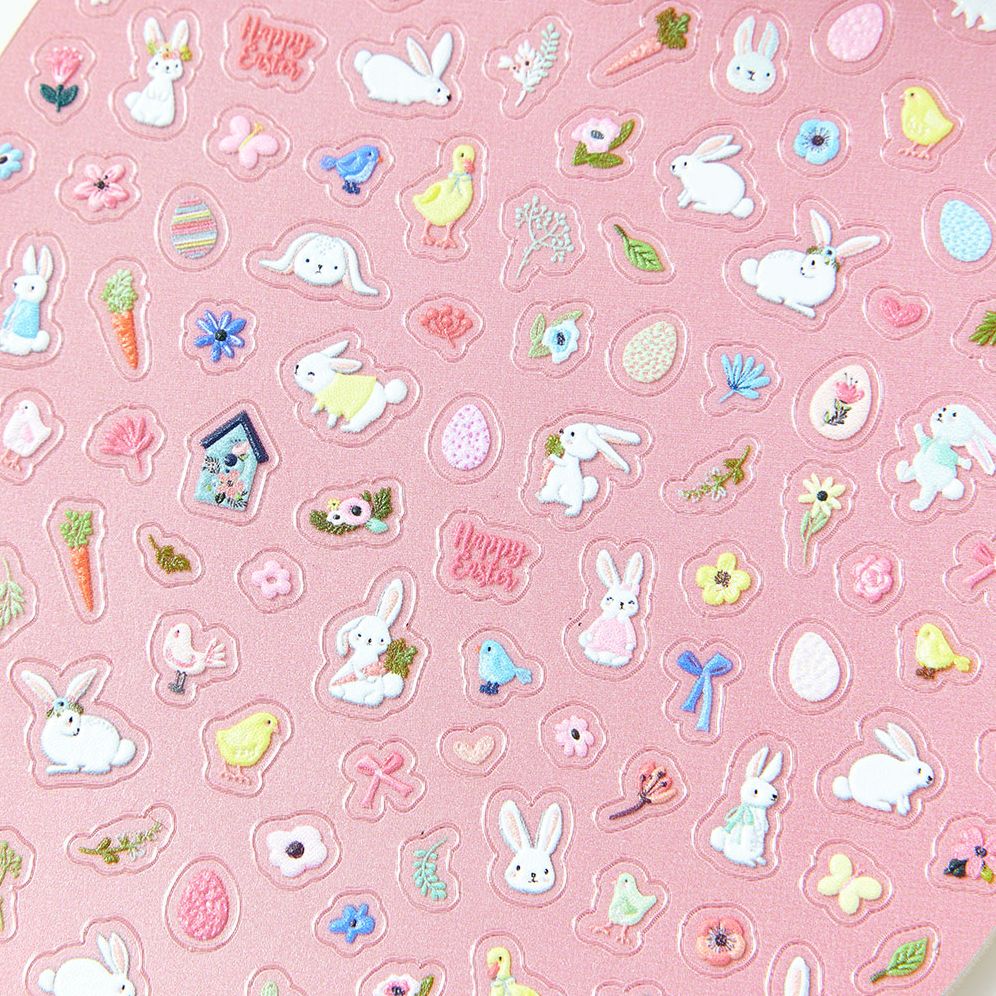 Easter Bunny Nail Stickers - Image 4