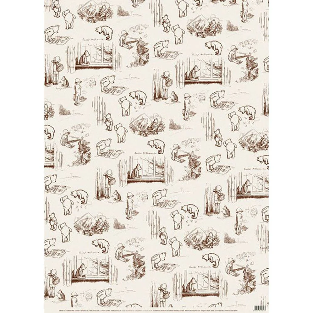 Edward Bear Flat Wrap