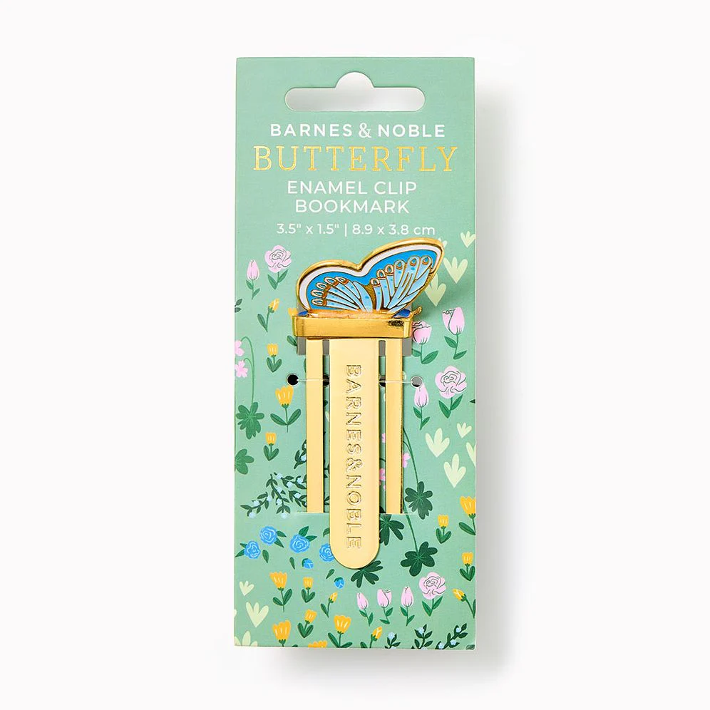 Enamel Butterfly Clip