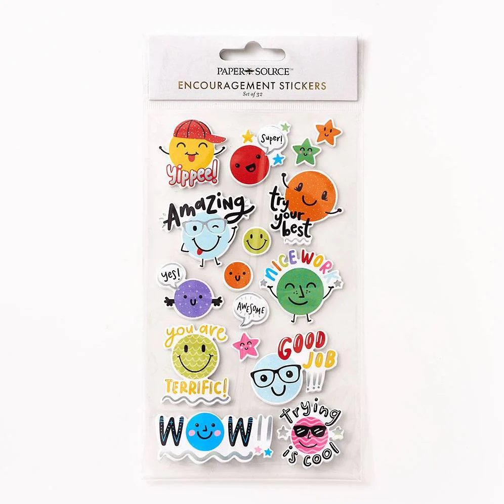 Encouragement Happy Face Stickers - Image 3