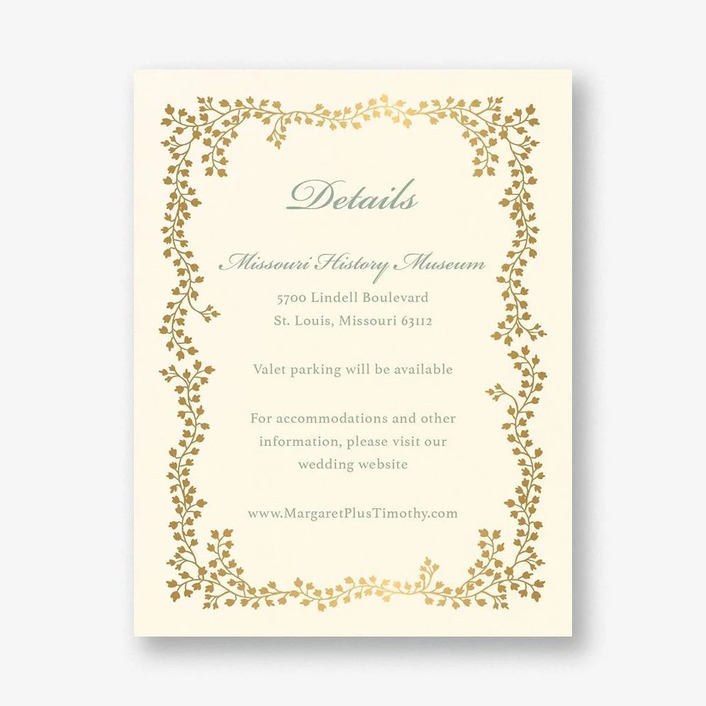 English Ivy Information Card