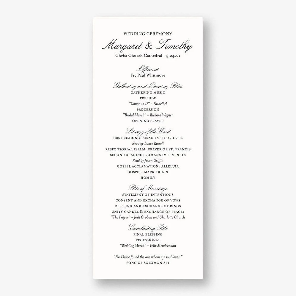 Etched Floral Program