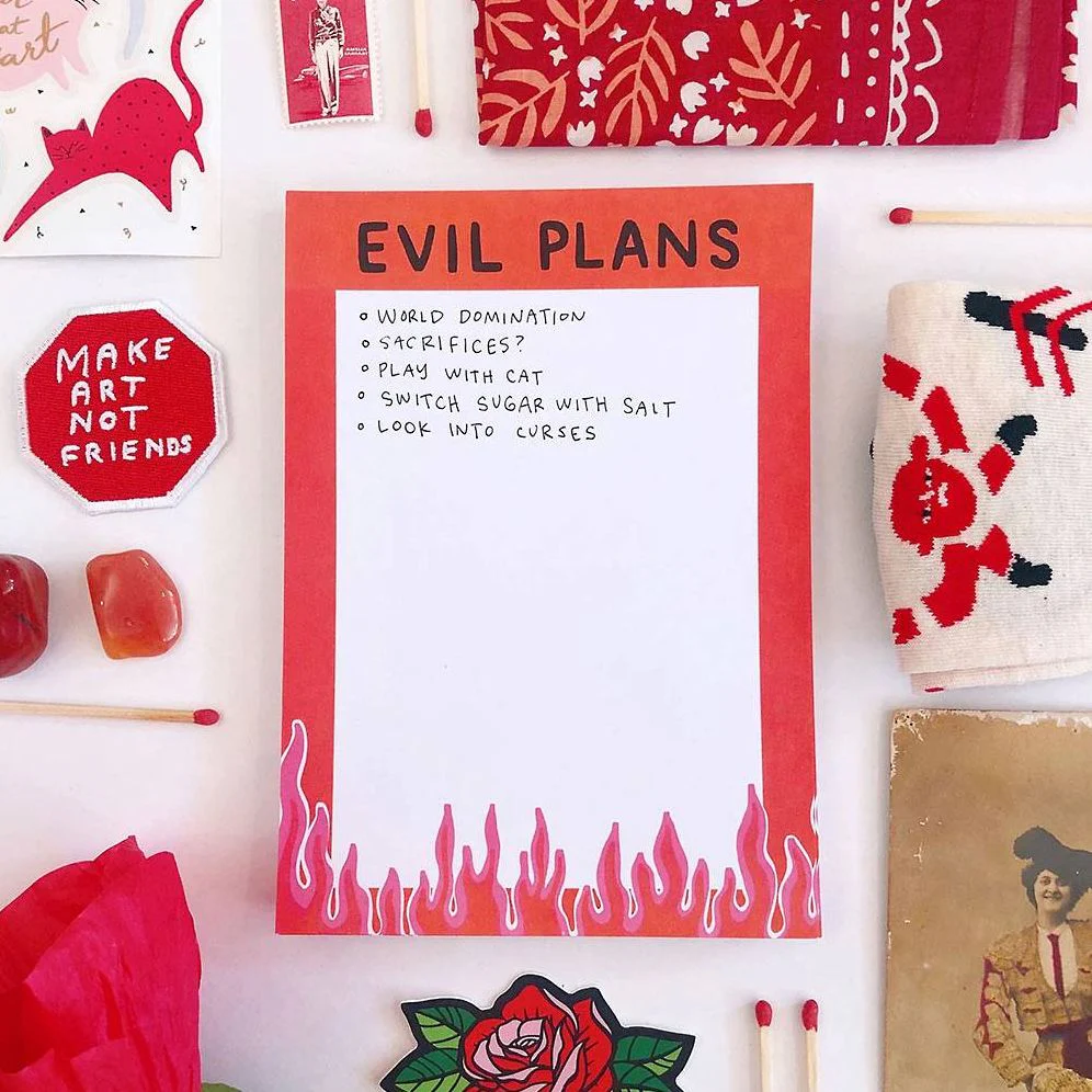 Evil Plans Notepad - Image 2