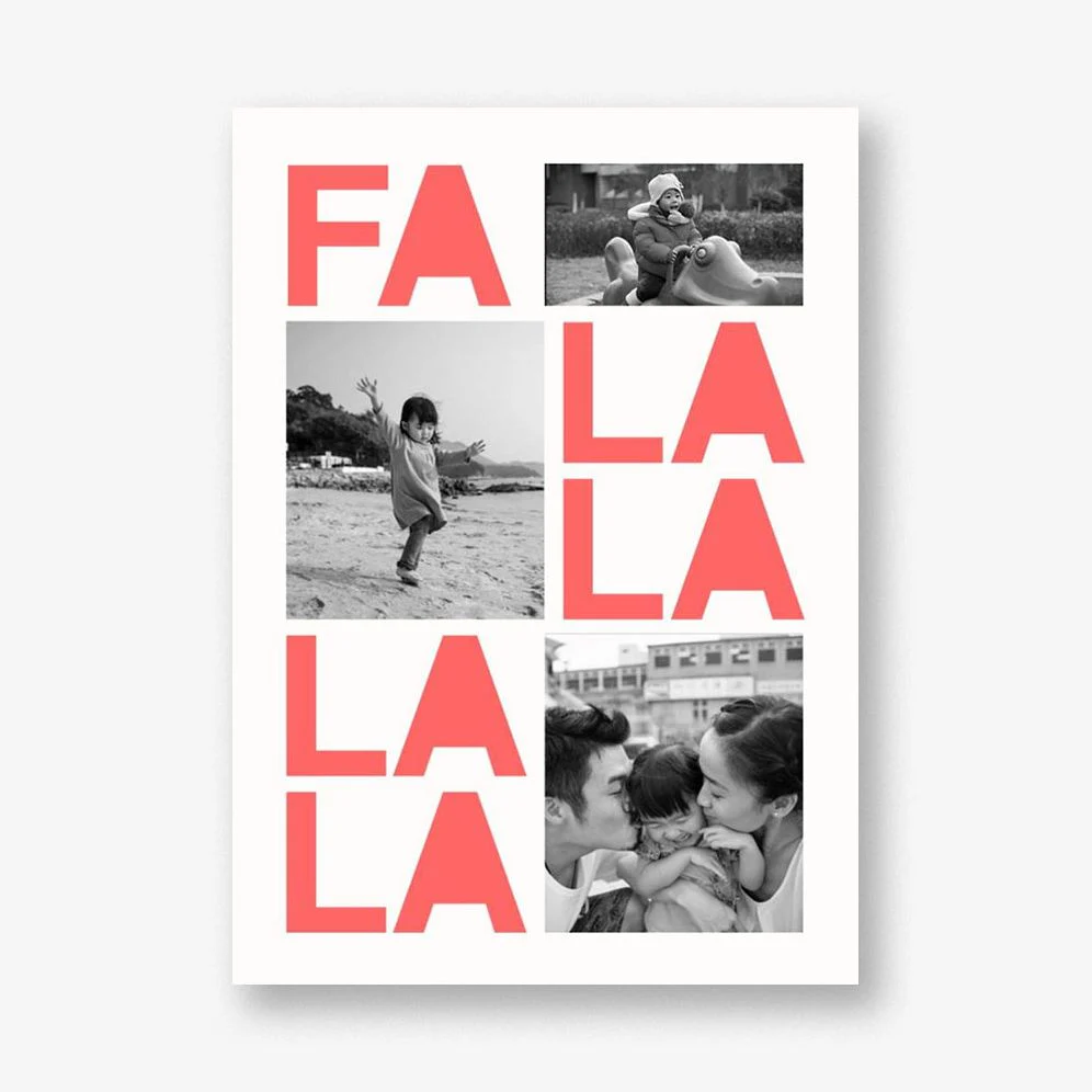 Fa Lalala La Photo Card