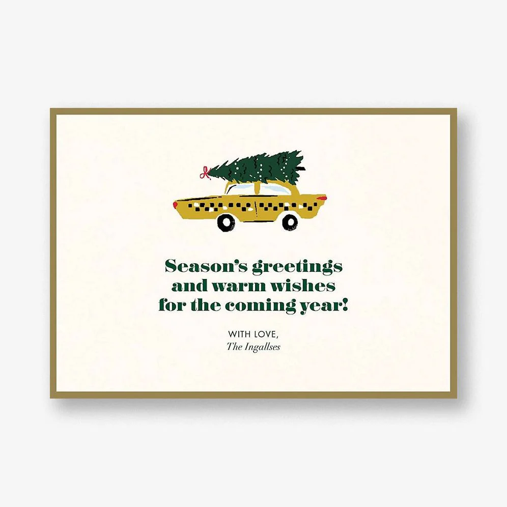 Fab Cab Holiday Card