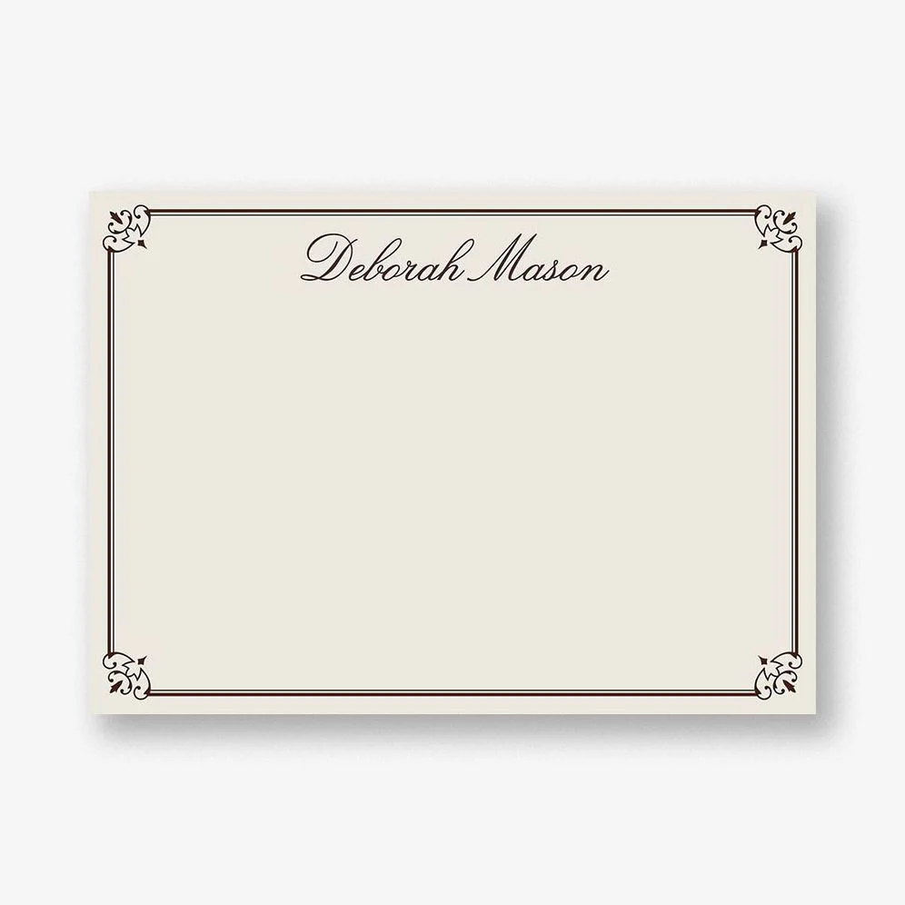 Fancy Border A6 Stationery