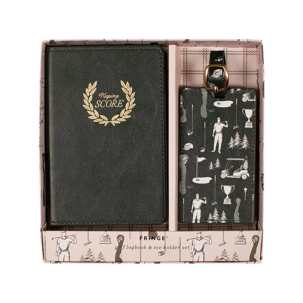 Faux Leather Golf Score Keeper and Tee Holder - Image 2