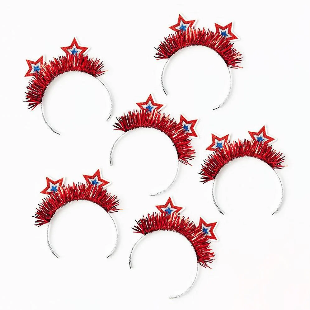 Festive Stars Paper Headbands - Image 2