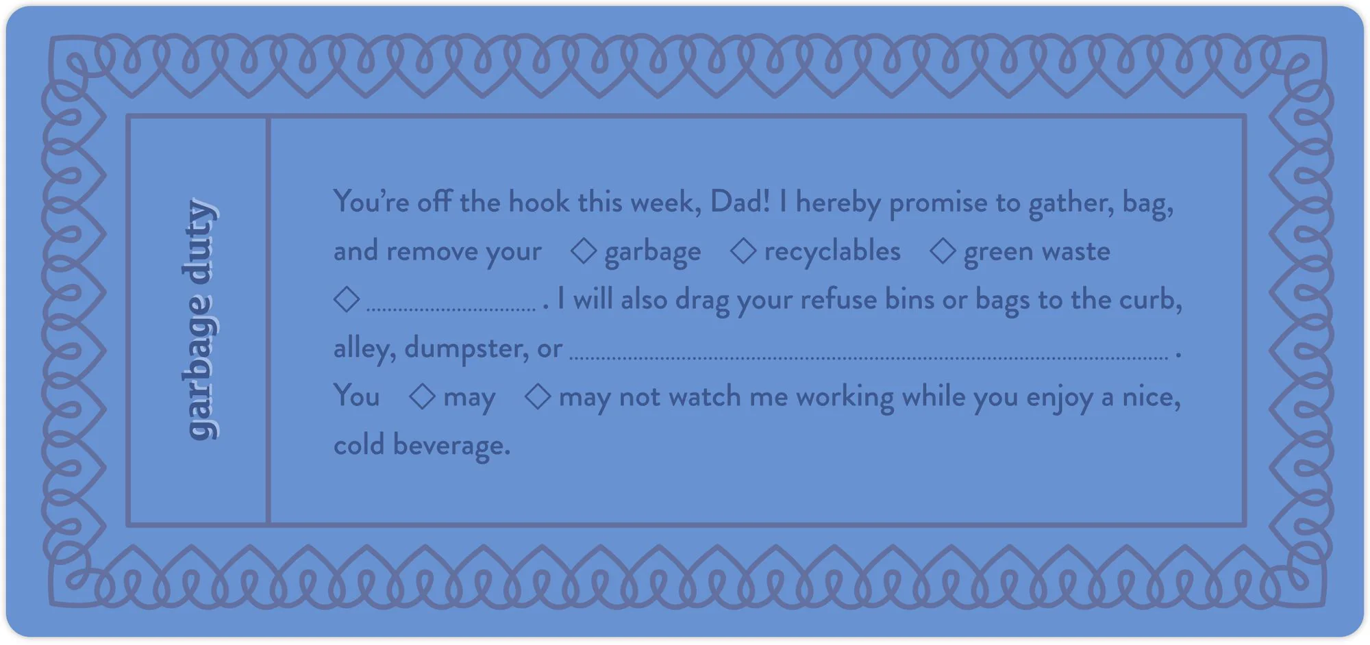 Fill in the Love Dad Vouchers - Image 7
