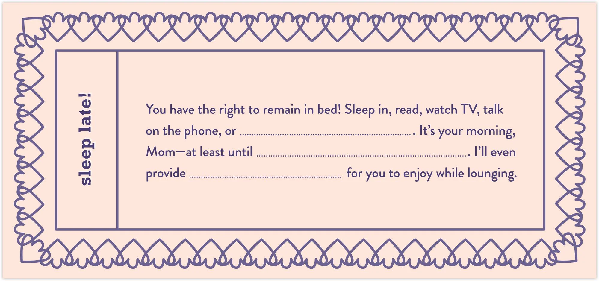Fill in the Love Mom Vouchers - Image 2