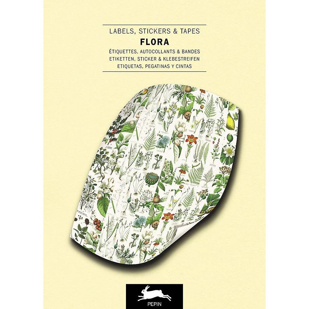 Flora Label, Sticker & Tape Book