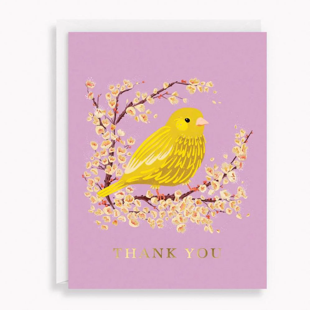 Floral Birds Thank You Stationery Set - Image 2
